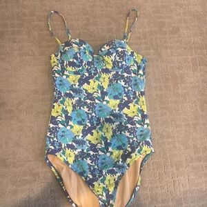 Jcrew floral swimsuit
